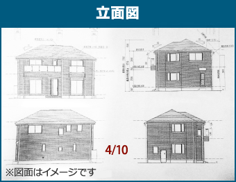 立面図のイメージ