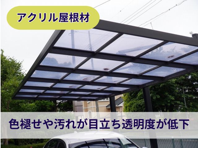 さいたま市大宮区 カーポート屋根交換工事～アクリルから 