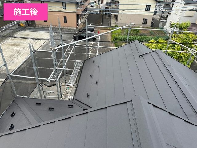 屋根カバー工法施工後