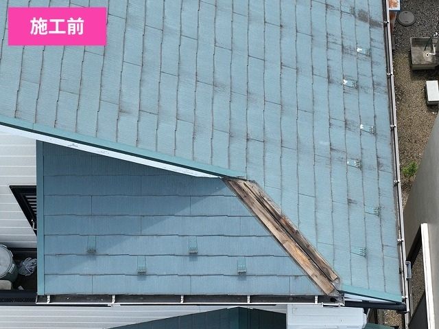 棟板金工事施工前
