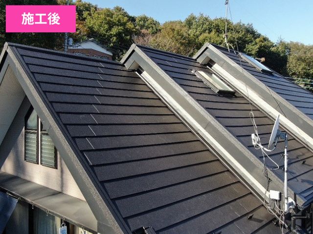 屋根カバー工事施工後