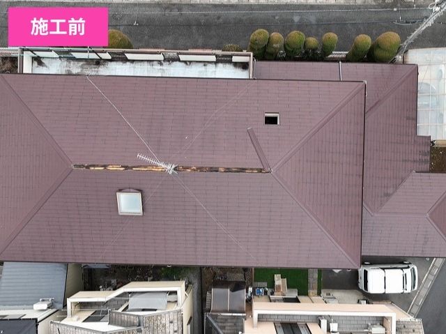 屋根葺き替え工事施工前