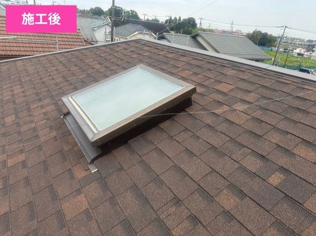 屋根葺き替え工事施工後
