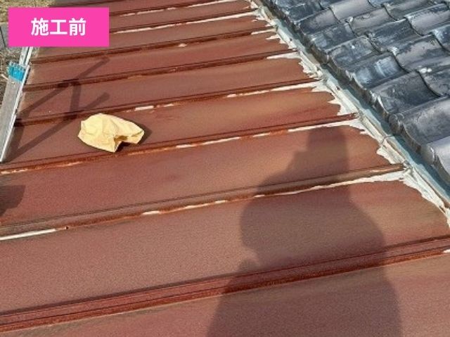 屋根葺き替え前
