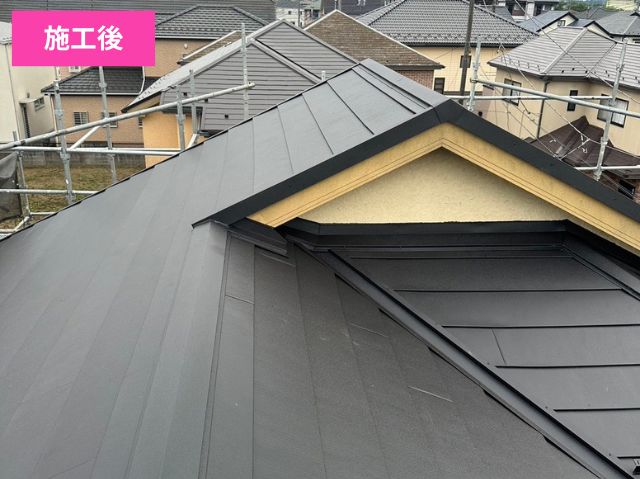 屋根カバー工事施工後