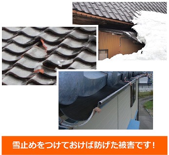 積雪により出た被害