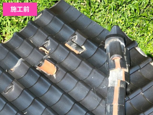 さいたま市北区棟瓦取り直し工事 (4)
