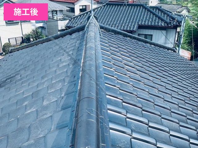 さいたま市北区棟瓦取り直し工事