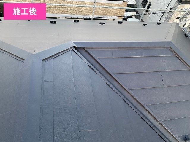 さいたま市大宮区屋根 カバー工法 施工後