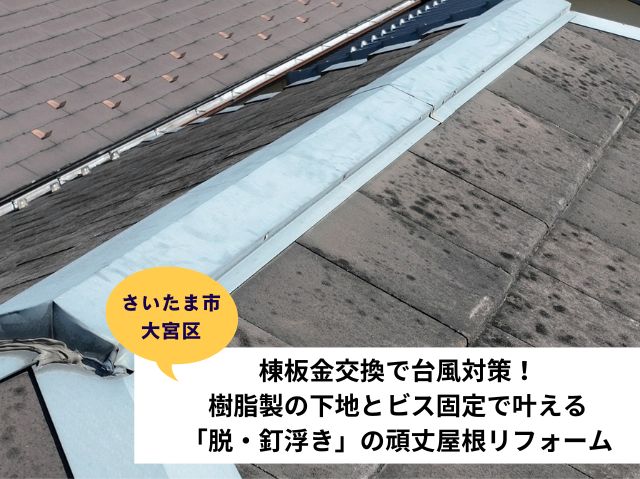 さいたま市大宮区棟板金交換 (3)