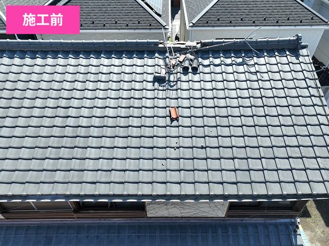 さいたま市大宮区棟瓦 積み直し 施工前
