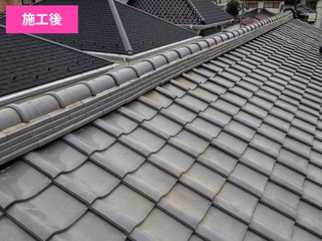 さいたま市大宮区棟瓦 積み直し 施工後
