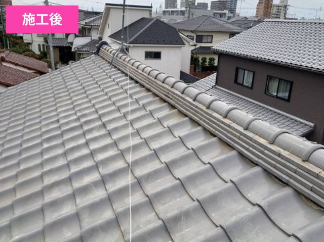 さいたま市大宮区棟瓦 積み直し 施工後 (2)
