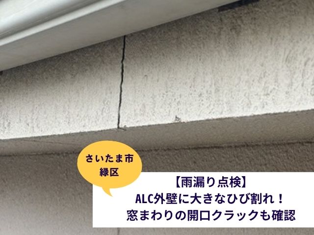 さいたま市緑区雨漏り点検