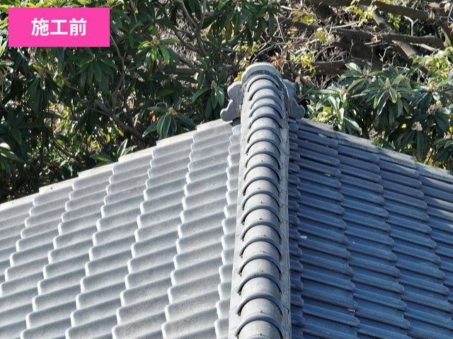 さいたま市西区棟瓦取り直し工事 (3)