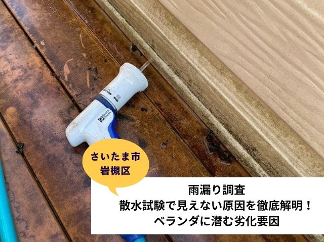 さいたま市西区雨漏り調査