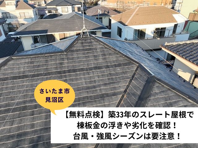 さいたま市見沼区棟板金交換