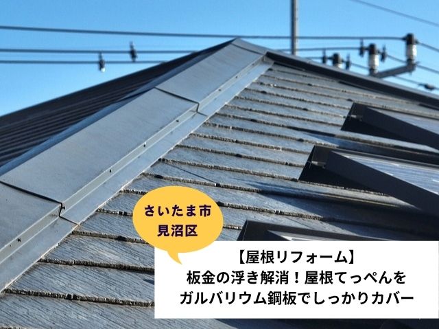 さいたま市見沼区棟板金交換