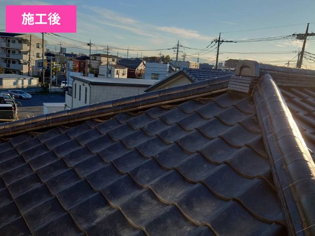 さいたま市見沼区棟瓦取り直し工事 (6)