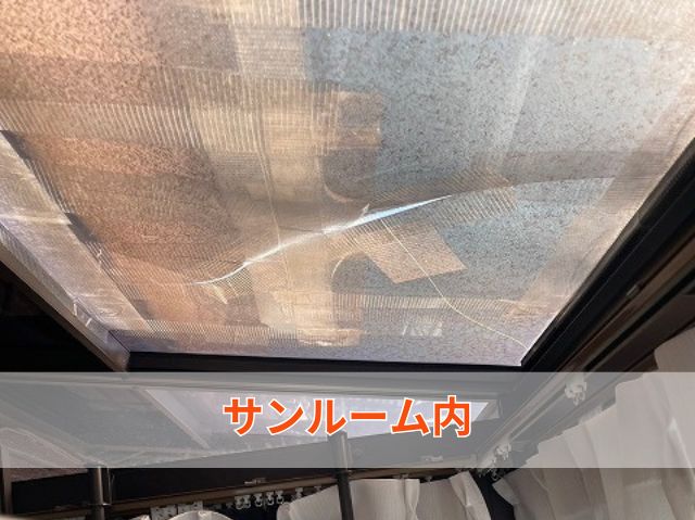 サンルーム内からも調査 (2)