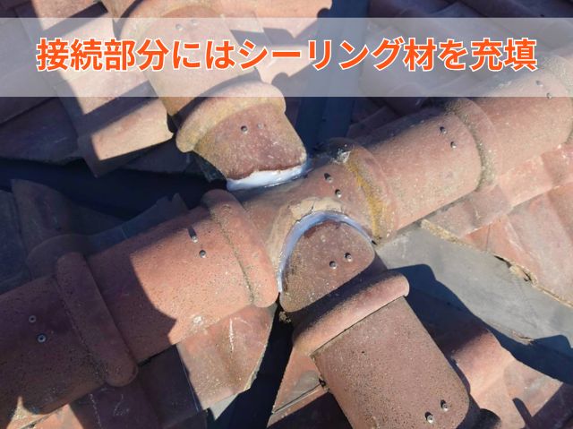 シーリング材を充填