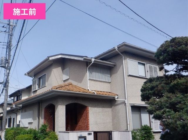 付帯部塗装施工前