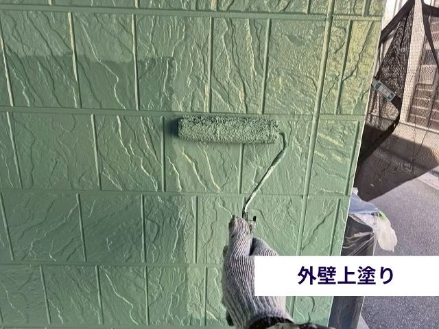 外壁上塗り