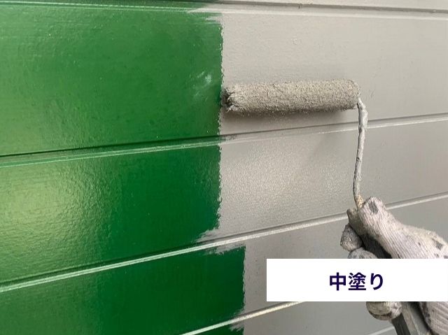 外壁中塗り