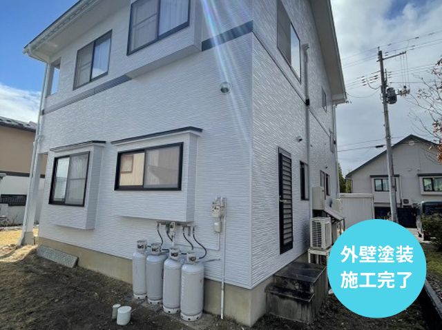 外壁塗装 施工完了