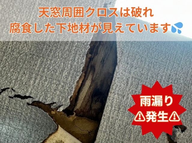 天窓周り室内 
