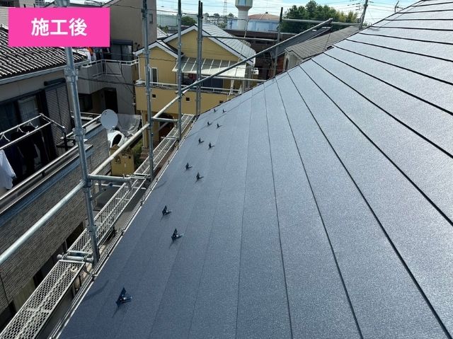 屋根 カバー工法 施工後