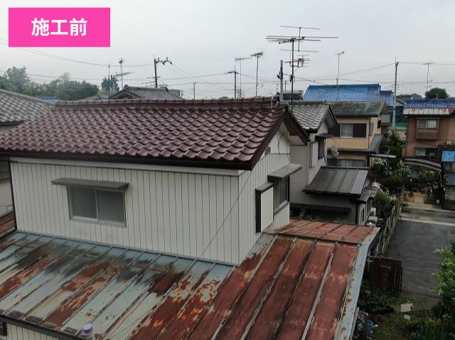 屋根 葺き替え 施工前