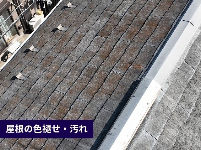 屋根の色褪せ・汚れ