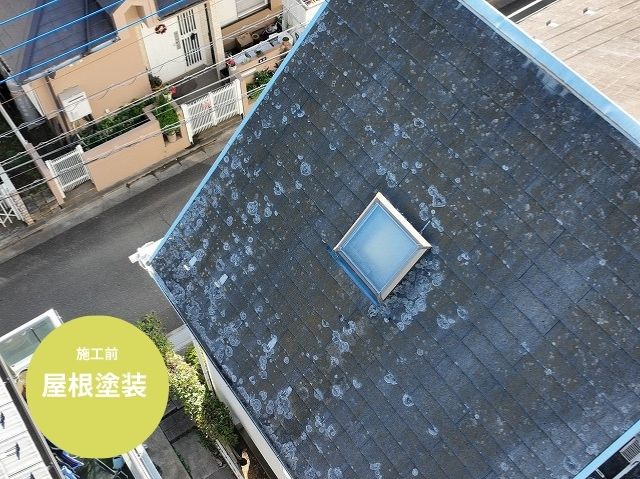 屋根塗装施工前