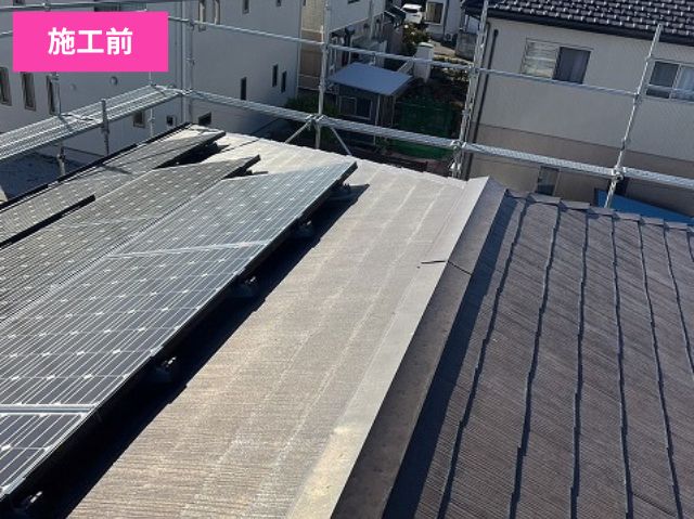 屋根塗装施工前 