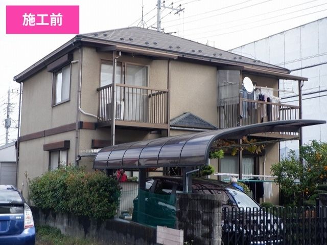 屋根外壁施工前