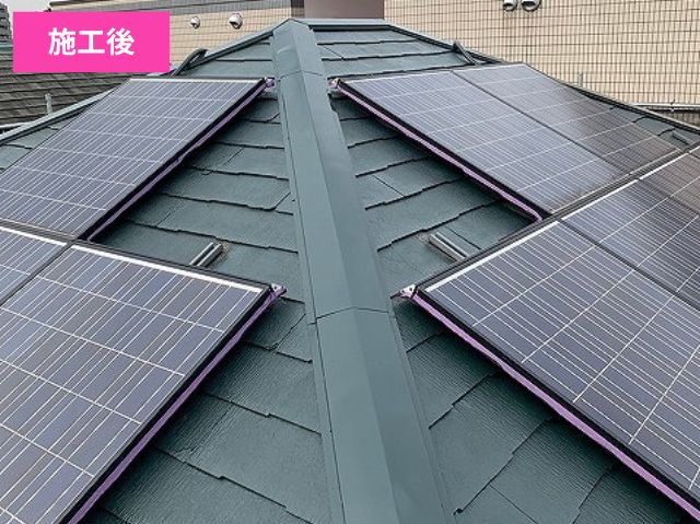 屋根施工後
