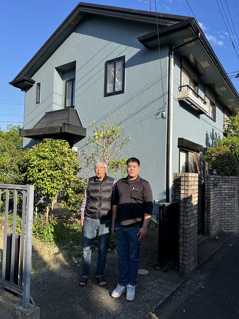 さいたま市西区で屋根カバー工法を行ったお客様よりお言葉をいただきました♪