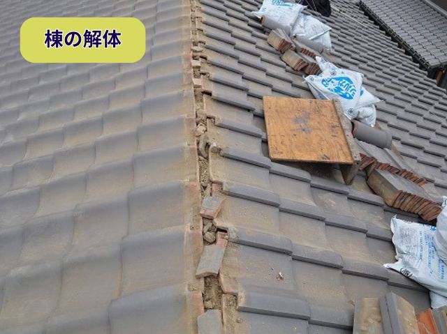 棟の解体