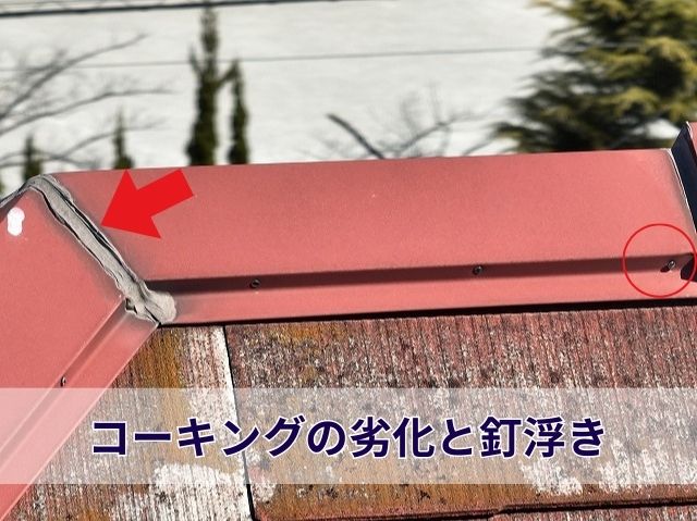 棟板金劣化