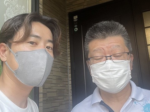 さいたま市西区で屋根カバー工法と外壁の目地交換工事を行ったお客様よりお言葉をいただきました♪