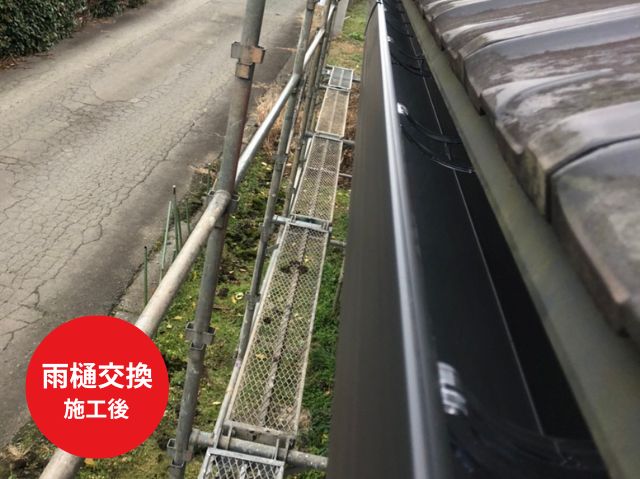 雨樋交換施工後