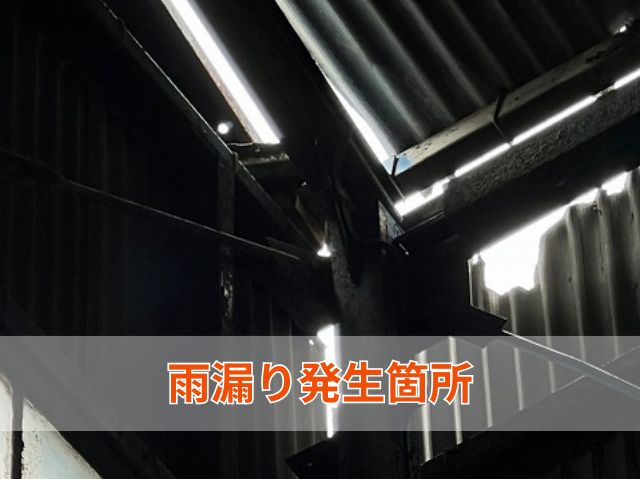 雨漏り発生箇所 