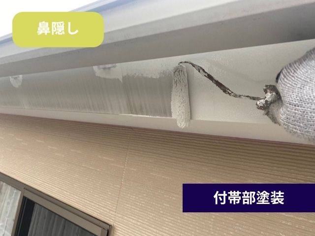 鼻隠し塗装